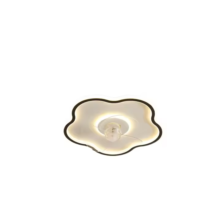 Ventilador de techo oscilante con rotación de 360° ​ ​ grados, 3 temperaturas de luz a elegir, con control remoto - Motor de CC silencioso de alta eficiencia, 6 velocidades, control remoto, función de memoria, temporizador, luz LED de 35 W. - 1