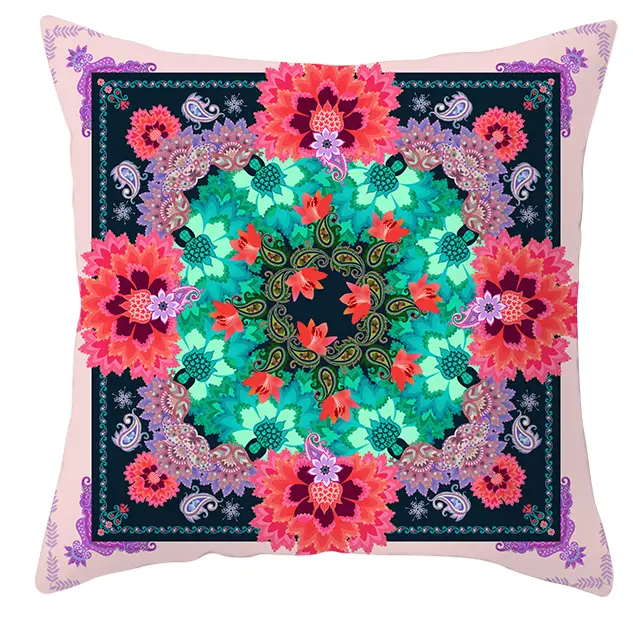 Funda de almohada con Mandala para asiento, sofá, dormitorio, sala de estar, cojín, regalo para el hogar, decoración de piezas de automóvil - 1