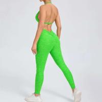 Traje de entrenamiento de gimnasia reforzado deportivo para mujer, ropa deportiva para mujer, traje de yoga rojo, negro y rosa 2024 - details 41