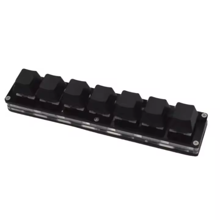 Teclado personalizado negro de 7 teclas, teclado numérico Nical OSU, teclado Ro para juegos H2s3 - 1