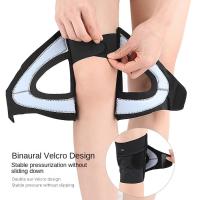 Rodillera deportiva elástica para hombre y mujer, rodillera de seguridad transpirable, Protector de pierna, correa Ajustable - details 9