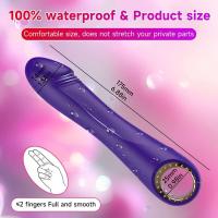 Telescc consolador vibrador 10 modos realista glande estimulador del clítoris vaginal Anal AV Stick orgasmo masturbador juguetes sexuales para mujeres - details 8