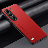 Funda de lujo de cuero PU para Tecno Camon 40 Pro 4g Cubierta trasera de silicona mate - details 14