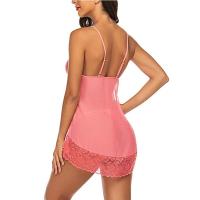 Picardías de encaje para mujer, camisón de malla con cuello en V profundo sin mangas, Sexy, exótico, caliente - details 16