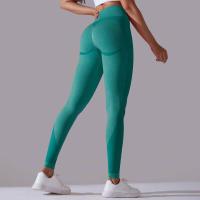 Pantalones Deportivos Sin Costuras para Mujeres Cintura Alta Yoga, Levantamiento de Glúteos, Carreras Ropa de Gimnasio - details 41