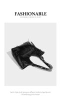 Nueva moda versátil Diablo locomotora remache Tote diseño bandolera bandolera hombres y mujeres - details 8