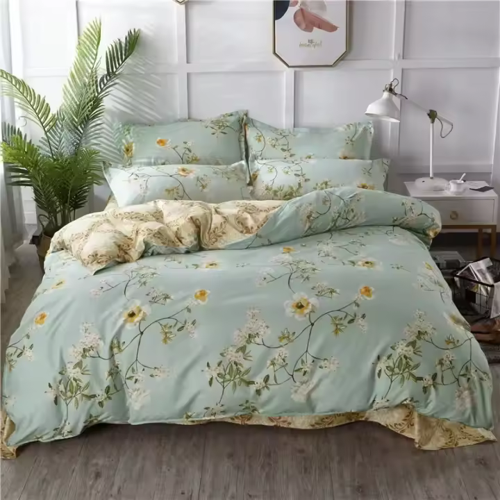 Cubierta de Edredón de Tamaño King con Diseño de Dibujos Animados Encantadores 220x240 Compatible con Cama Doble Amigable con la Piel y Cojín Incluye Funda de Manta y Funda de Almohada - 1