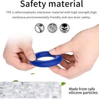 Anillos de silicona para pene de 3 colores Anillos de pene reutilizables para hombres, anillo de pene para mejorar la erección masculina y sexo más duradero, más fuerte, juguetes sexuales para adultos, juegos para hombres, mujeres, parejas, placer - details 2