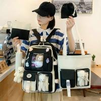 Mochila escolar Kawaii para niños y niñas, bolsa para ordenador portátil, para estudiantes, 5 piezas, 2023 - details 13