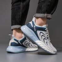 Suela de palomitas de maíz pareja transpirable zapatillas de deporte de los hombres de la plataforma versátil zapatos blancos estudiante zapatillas de correr - details 4