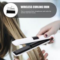 Plancha de pelo inalámbrica, miniplancha de pelo portátil, varita verde multifuncional - details 3