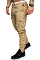2025 Pantalones deportivos elásticos sueltos para hombre con encaje, pantalones con entrepierna abierta, moda informal - details 5