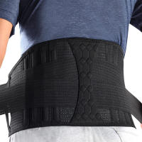 Strong Lumbar Support Belt Breathable Lower Back Compression Brace for Men Women Lifting, Herniated Disc, Sciatica, Pain Relief - details 3