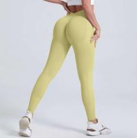 Body deportivo con espalda en V para mujer, pantalones de entrenamiento, yoga, PIESS, levantamiento de cadera, silueta elástica - details 7