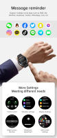 2024 Nuevo reloj inteligente y auriculares bluetooth en uno, nfc, llamada bluetooth, frecuencia cardíaca, presión arterial, reloj de monitoreo de salud, auriculares tws, impermeable reloj inteligente de ejercicio físico, adecuado para Hombres y Mujeres - details 9
