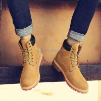 Nuevas botas de hombre de piel de alta calidad 36-47. #   Zapatos de senderismo de piel de invierno clásicos para exteriores de gran tamaño, precio bajo de marca - details 9