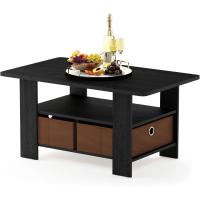 Mesa De Centro, Madera compuesta, Nuez /Marrón Oscuro, Talla única - details 36