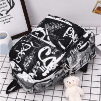 Mochila escolar para estudiantes con grafiti de gran capacidad, mochila informal de moda para mujer, bonita con colgante, mochilas escolares para niñas y adolescentes - details 3
