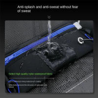 1pc Sports Waist Bag Reflective Strip Design Running Phone Pocket Waterproof Gym Bags Hold Water Bottle Belt with Kettle - details 0