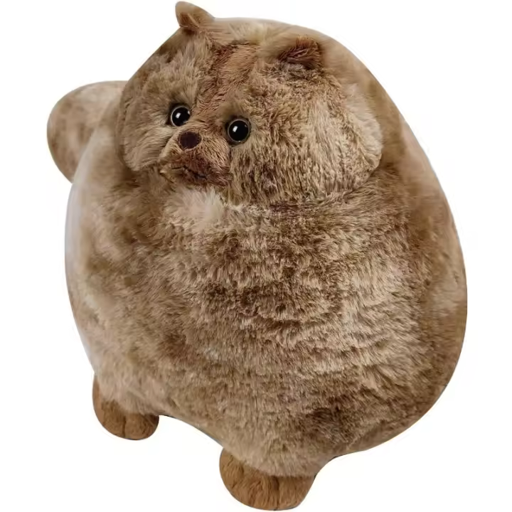 Peluche de gato gigante para niños y niñas, peluches de gato blanco esponjoso grande, regalos de San Valentín - 1