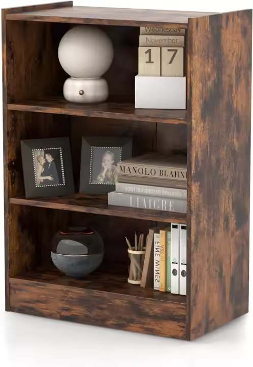 Estanteria Infantil de Juguetes y Libros para Niños, Libreria de Madera con 5 Compartimentos Abiertos de Gran Capacidad, Mueble para Dormitorio Salón Guardería, 111 x 30 x 61,5 CM Blanco - 1