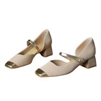 Zapatos Mary Jane de estilo francés para mujer, zapatos individuales con correa para la boca poco profunda, adecuados para caminar y bailar - details 6