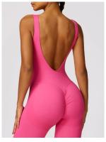 Monos de Yoga sin Mangas de Espalda Abierta Ropa de Gimnasio de Ajuste Cerrado para Mujeres - details 12