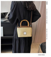 Bolso Cruzado de Verano 2025 Bolso de Mano Tejido de Paja para Mujeres - details 0