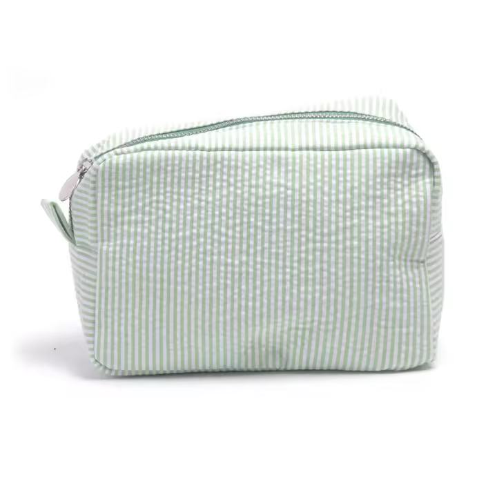 Bolsa de Maquillaje Bordada Personalizada Ideal para Novias de Baño, Regalos de Cumpleaños, Graduación, Viajes Bolsa de Belleza - 1
