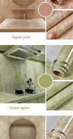 Pegatinas de Pared de Vinilo de Mármol Impermeable Adhesivo de Superficie de Armario de Cocina para Countertops Decalques de Iluminación y Decoración - details 13