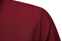 Camisa de manga larga con botones para hombre, camisa informal de negocios, Color sólido, cómoda, Social, Oficina, blusa blanca y negra, moda de otoño - details 39