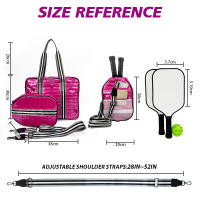 pala padel Bolsa de pickleball de separación seca y húmeda impermeable paletero padel - details 14