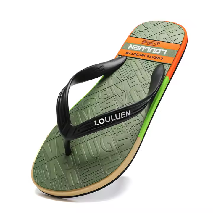 Nuevas chanclas de verano para hombre, versión coreana, informales, geniales zapatillas para hombre, zapatillas antideslizantes para exteriores para hombre - 1