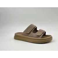 Sandalias de cuero de alta gama para hombres y mujeres, zapatos planos informales para exteriores, zapatos de playa de verano, EVA gruesa, conjunto de pareja de nicho - details 5