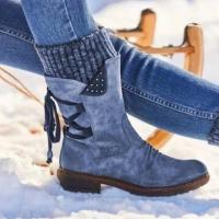 Mujer Otoño Invierno pisos botas martin botas casuales zapatos - details 1
