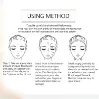Crema hidratante con protección solar SPF46, crema hidratante teñida antienvejecimiento, todo en uno, cobertura ligera y transparente, sol facial teñido con amplio contra 1 - details 3