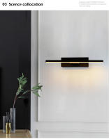 Candelabro de pared para decoración del hogar, lámpara de cabecera de dormitorio nórdico, luz de pared interior ajustable, CA 110/220V, accesorio de iluminación para comedor - details 6