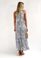 Katrina Maxi Dress - White Swi