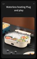 Fiambrera Eléctrica con Calefacción Bento de Acero Inoxidable Portátil para el Hogar - details 5