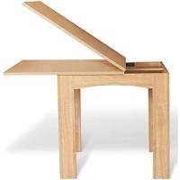 Mesa de comedor extensible rectangular, 4-8 personas, haya, 80-160 cm - details 5