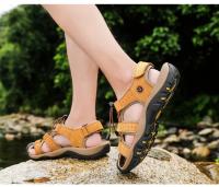 Sandalias De Verano Para Hombre, Zapatos Informales De Cuero Para Hombre, Sandalias Transpirables Para Exteriores Para Hombre, Zapatos De Playa, Zapatillas, Zapatos Romanos De Moda - details 22