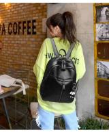 Mochilas negras para mujer, mochila universitaria impermeable de PU de alta capacidad, mochilas escolares para ordenador portátil para mujer, mochilas escolares de viaje para chica - details 1