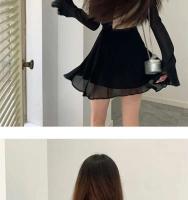 Elegante Vestido Mini de Encaje con Lazo Trasero Moda Femenina para Fiestas - details 12