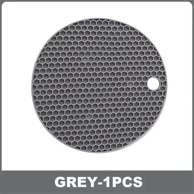 Tapetes prácticos en forma de panal, salvamanteles de silicona resistentes al calor, protegen tus encimeras con este elegante mantel individual - 1
