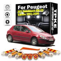 TPKE 12 Uds para Peugeot 307 Hatchback SW CC Berlina 2001 2002 2003 2004 2005 2006 2007 2008 2009 Kit de luz LED Interior burbujas de coche - details 0