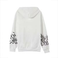 Sudadera con capucha bordada de algodón y lana de gran tamaño Decheng con impresión digital en pantalla completa para invierno, diseñada a pedido - details 7