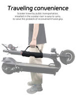 Mango de transporte de bicicleta, empuñadura de mano para marco de ciclismo plegable Brompton, correa de hombro, accesorios de bicicleta - details 4