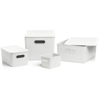 Caja Organizadora Rectangular Baobab de 27L 18W 13H Material de Polipropileno Libre de BPA - details 1