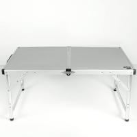 Mesa Plegable Ligera 90 x 60 x 70 cm Antideslizante Tablero MDF Estructura de Aluminio - details 13