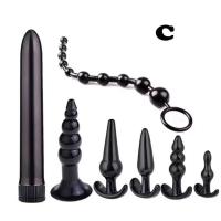 Juego de Silicona Leten 4/5/7/8Pcs Combinación de Plug Anal Rétrico Vaginal - details 5